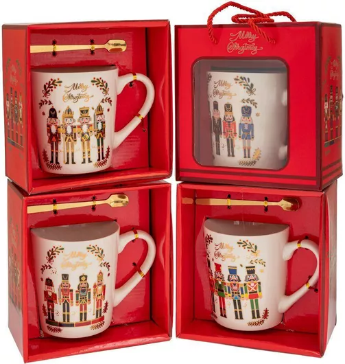 Iliadis Χριστουγεννιάτικη Κούπα Κεραμική Καρυοθραύστες 300ml