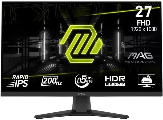 MSI MAG 272F IPS Curved Gaming Οθόνη Υπολογιστή 27" FHD 1920x1080 200Hz  0.5ms GTG