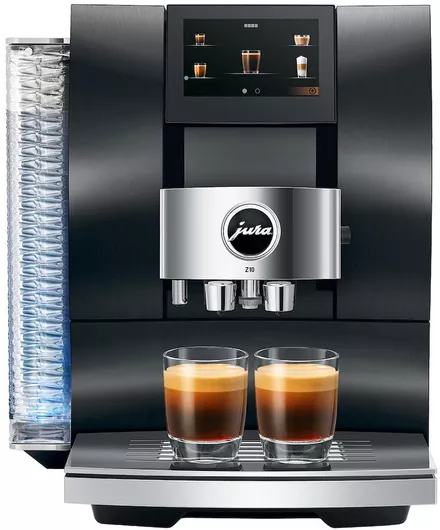 Jura Z10 Signature Line Μηχανή Espresso Αυτόματη 1450W Πίεσης 15bar με Μύλο Άλεσης Aluminium Dark Inox