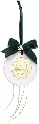 Beauty Home Χριστουγεννιάτικο Κρεμαστό Στολίδι Πράσινο Κεραμικό