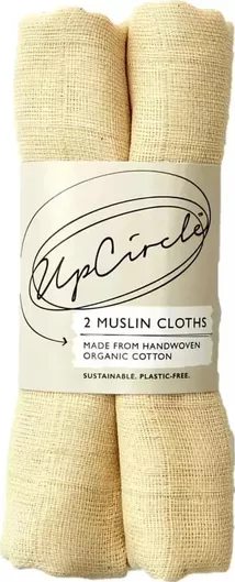 UpCircle Muslin Cloths Made from Handwoven Organic Cotton 2τμχ