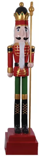 Lianos 224019 Χριστουγεννιάτικος Καρυοθραύστης Κόκκινο 240cm