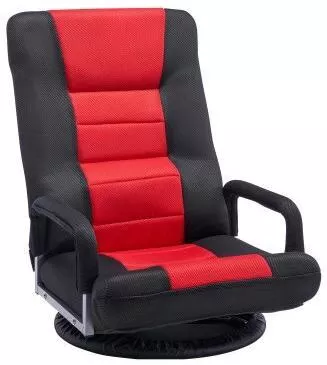 Vevor DBYXZKYFS00053LZ2V0 Καρέκλα Gaming Δερματίνης με Ρυθμιζόμενα Μπράτσα Μαύρο