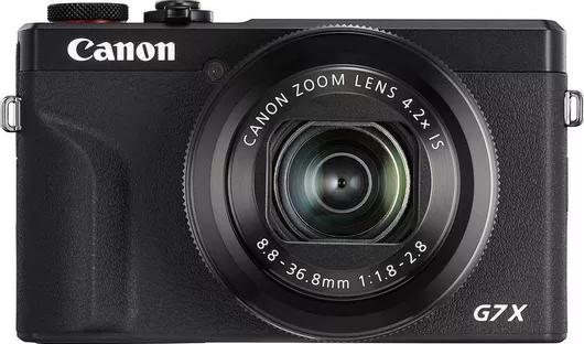 Canon PowerShot G7 X Mark III Compact Φωτογραφική Μηχανή 20.1MP 4K UHD Οπτικού Ζουμ 4.2x Μαύρο