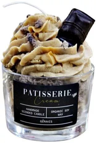 Gerakis Αρωματικό Κερί Σόγιας σε Βάζο Εκρού 8.2x5.8cm