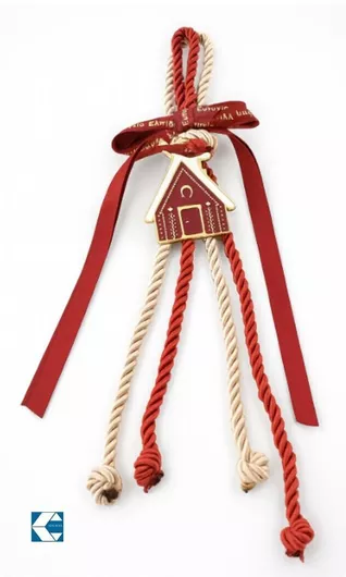 Γούρι Διακοσμητικό Σπίτι 2026 Χρυσό-κόκκινο 21cm Galifas 777288 Galifas