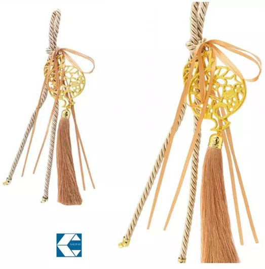 Γούρι Διακοσμητικό Ρόδι 2026 Χρυσό-μπεζ 23cm Galifas 770971 Galifas