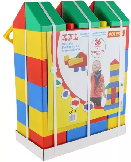 Polesie Τουβλάκια Bricks XXL για 1+ Έτους 36τμχ