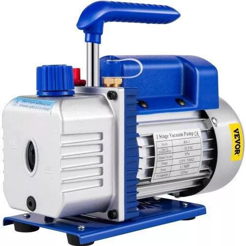 Vevor Αντλία Κενού Περιστροφικού Πτερυγίου 3CFM 1/3HP για Ψυκτικό R134a