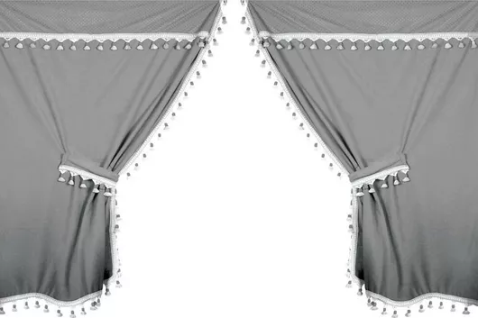 Lampa Premiere Σετ Κουρτινάκια Σκίαστρα Φορτηγού Γκρι 9τμχ