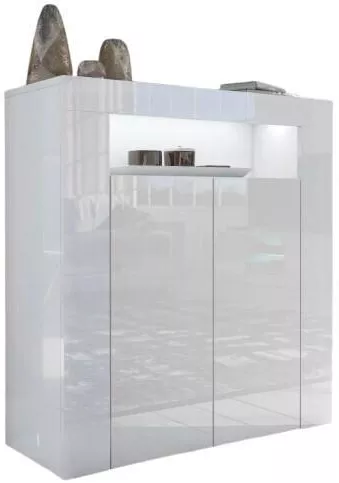 Μπουφές Spotlight I Ξύλινος Λευκό 85x35x93cm