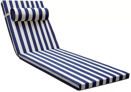 SofiSila Μαξιλάρι Ξαπλώστρας Λευκό-μπλε