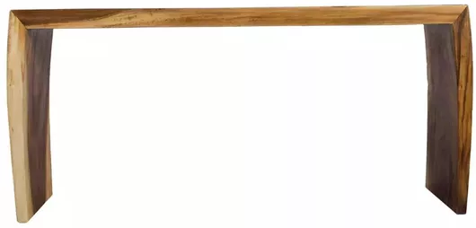 Verona Κονσόλα Ξύλινη Φυσική Απόχρωση Μ165xΠ40xΥ76cm