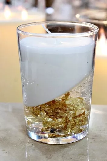 Gerakis Αρωματικό Κερί σε Βάζο Χρυσό 9x12.1cm