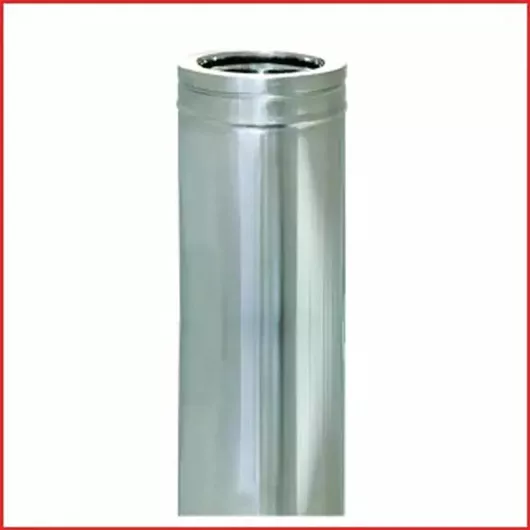 Καμινάδα Ανοξείδωτη Inox Διπλού Τοιχώματος Φ250-300 1m