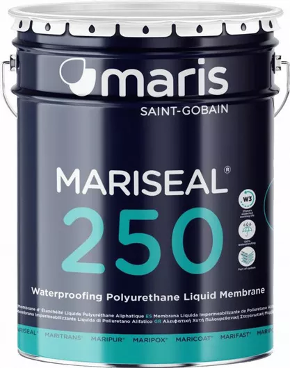 Maris Polymers Mariseal 250 Ελαστομερές Επαλειφόμενο Στεγανωτικό Πολυουρεθάνης 6kg Λευκό