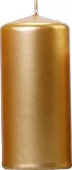 Party Deco Μεταλλικό Κερί Κλαμπ Χρυσό 12x6 Εκ 6 Τεμ Καθολικό