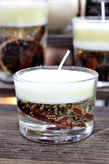 Gerakis Αρωματικό Κερί σε Βάζο Πορτοκαλί 8.2x5.8cm