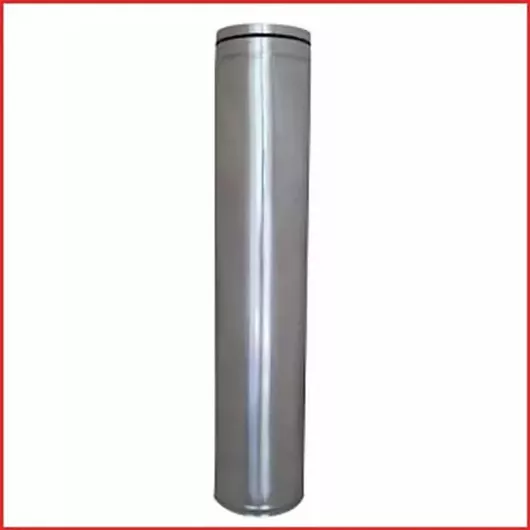 Καμινάδα Ανοξείδωτη Inox Μονού Τοιχώματος Φ300 1m
