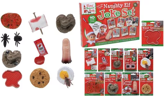 Elves Behavin' Badley Naughty Elf Box 10 Jokes 600309 Toys