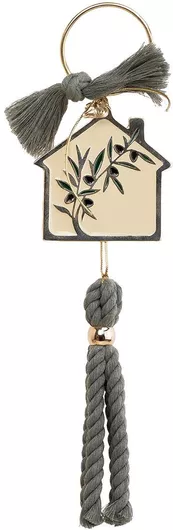 Χριστουγεννιάτικο Κρεμαστό Στολίδι Σπιτάκι Πράσινο Μεταλλικό - 205d40ac