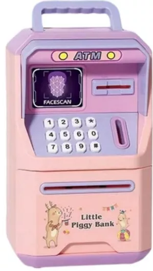 Ηλεκτρονικός Κουμπαράς Piggy Moneybank Ροζ