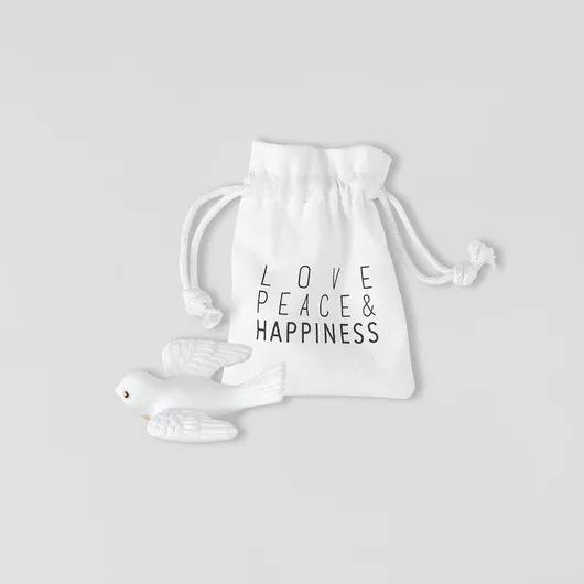 Raeder Πορσελάνινο Lucky Charm Love Peace Happiness