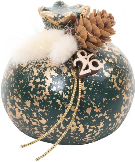 Beauty Home Επιτραπεζιο Κεραμικο Ροδι Αποξηραμενα Κυπαρισσι