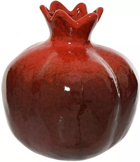 Beauty Home Κεραμικό Βάζο Ρόδι 10.5 X 12 Cm