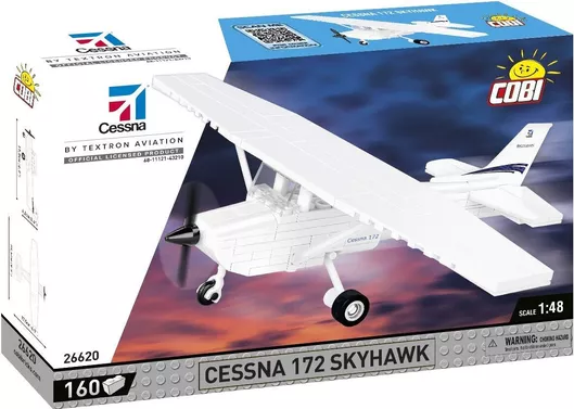 Cobi COBI-26620 Τουβλάκια Cessna 172 Skyhawk 160τμχ Λευκό για 7+ Ετών