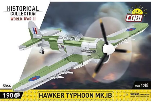 Cobi Τουβλάκια Historical Collection World War II Hawker Typhoon Mk.1B για 7+ Ετών 190τμχ