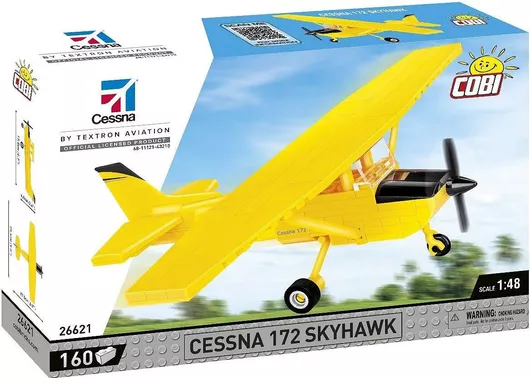 Cobi COBI-26621 Τουβλάκια Cessna 172 Skyhawk 160τμχ Κίτρινο για 7+ Ετών