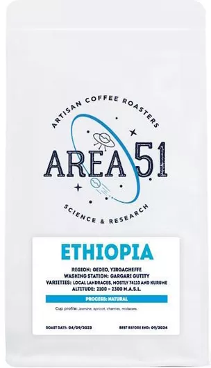 Area 51 Coffee Roasters Καφές Espresso Ethiopia σε Κόκκους