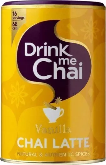 Drink Me Chai Drink Me Chai Latte Vanilla Vanilla Drink Powder 250g