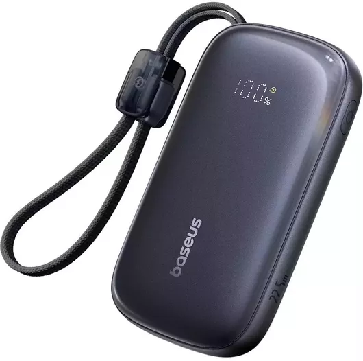 Baseus EnerFill FC21 QPow3 Ultra Power Bank 10000mAh 22.5W με Θύρα USB-A Μαύρο