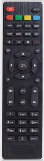 Γνήσιο Digitalbox HDTS-1200 Τηλεχειριστήριο για Ψηφιακό Δέκτη DigitalBox