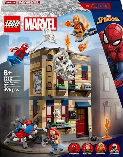 Lego Marvel: Peter Parker's Apartment για 8+ Ετών #76317