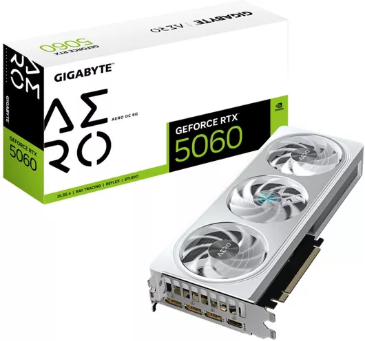 Gigabyte GeForce RTX 5060 8GB GDDR7 Aero OC Κάρτα Γραφικών