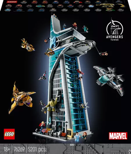 Lego Marvel: Avengers Tower για 18+ Ετών #76269