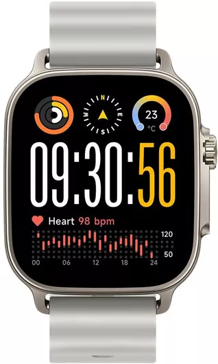 Realme Watch 5 47mm Titanium Case & Silicone Strap Silver