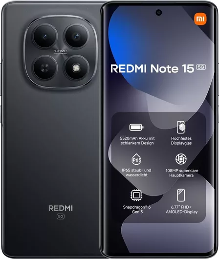 Xiaomi Redmi Note 15 5G NFC 8GB 256GB Black