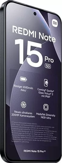 Xiaomi Redmi Note 15 Pro 5G NFC 8GB 256GB Black