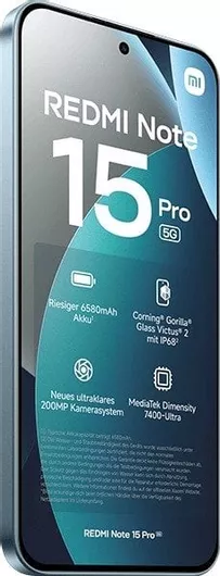 Xiaomi Redmi Note 15 Pro 5G NFC 8GB 256GB Glacier Blue