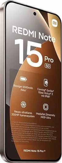 Xiaomi Redmi Note 15 Pro 5G NFC 8GB 256GB Titanium