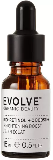 Evolve Beauty Bio-retinol + C Booster Προσώπου με Bakuchiol & Βιταμίνη C για Λάμψη 15ml