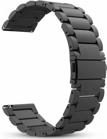 Λουράκι Ανοξείδωτο Ατσάλι Μαύρο Huawei Watch 3, GT, GT2, GT2 Pro