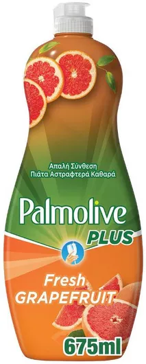 Palmolive Plus Υγρό Πιάτων με Άρωμα Fresh Grapefruit 675ml