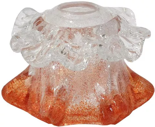 Γυαλί Φωτιστικού Ανταλλακτικό Ε14 Διάφανο-κοραλί 13x9εκ Sinialo 2900520