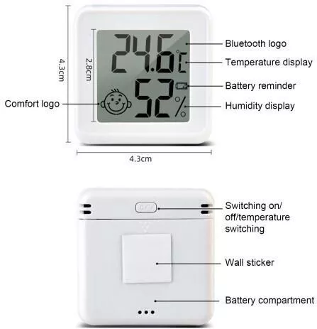 Ψηφιακό Θερμόμετρo για Χρήση σε Εσωτερικό Χώρο