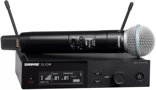 Shure SLXD2/SM58 G59 Ασύρματο Μικρόφωνο για Φωνητικά